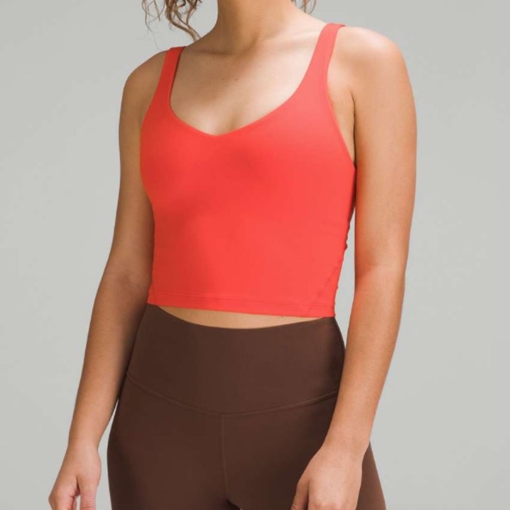 lululemon athletica Align Tank Top - Solar Orange Size 6